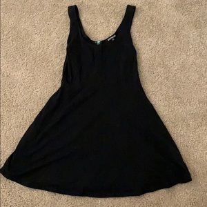 Express black tank fit and flare dress